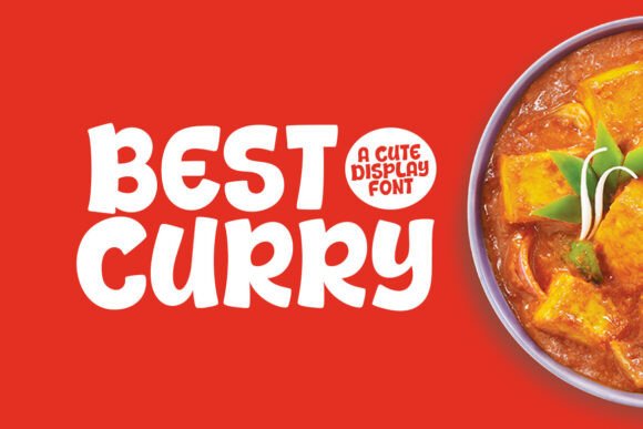 Best Curry Font: A Modern Display Typeface for Editorial Design