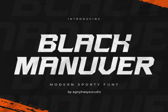 Black Manuver Font: Bold Display Typography for Editorial Design