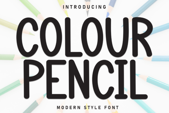 Colour Pencil Font Review: Playful Display Type for Branding