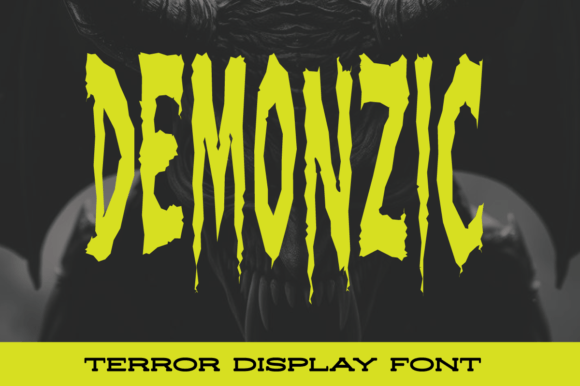Demonzic Font: Elevate Your Horror Brand Identity