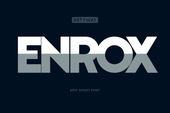 Enrox Font: A Bold Typeface for Small Business Branding