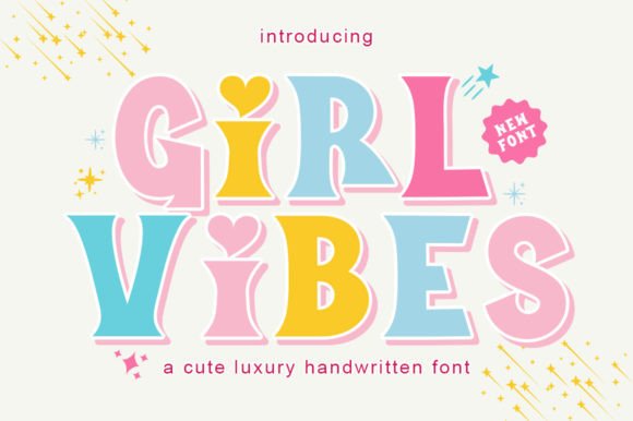 Girl Vibes Font Review: Whimsical Display Type for Branding