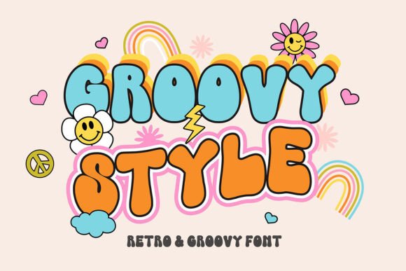 Groovy Style Font: Retro Charm for Editorial Design