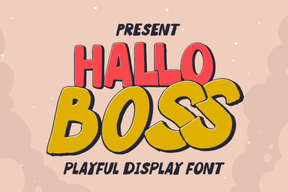 Hallo Boss Font: Playful Display Typography for Digital Campaigns