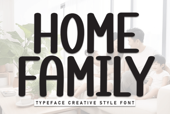 Home Family Font: Warm Handwritten Display Type