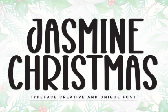 Jasmine Christmas Font: Festive Typography for Campaigns