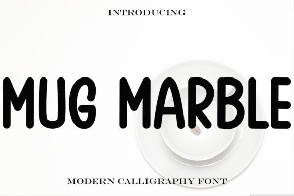 Mug Marble Font: Elegant Display Type for Crafters