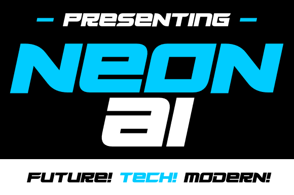 Neon Ai Font: A Modern Typeface for Brand Identity