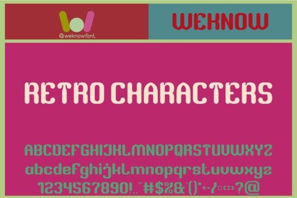 Retro Characters Font: Adding Warmth to Editorial Design