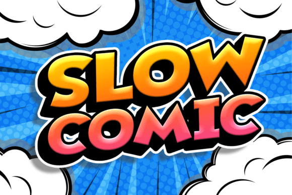 Slow Comic Font: Playful Typography for Editorial Design