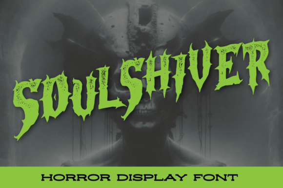 Soulshiver Font: Testing a Jagged Display Typeface in Web Layouts