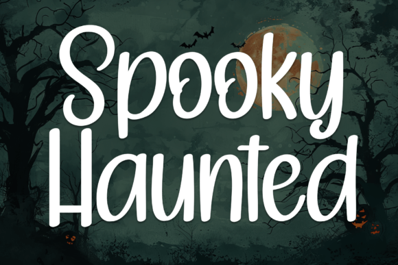 Spooky Hunted Font for Editorial Design