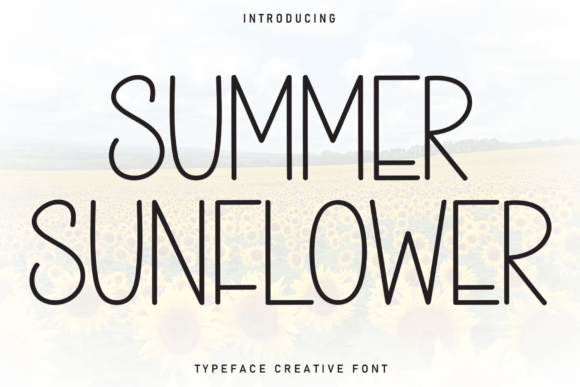 Summer Sunflower Font: Warm Handwritten Type for Campaigns