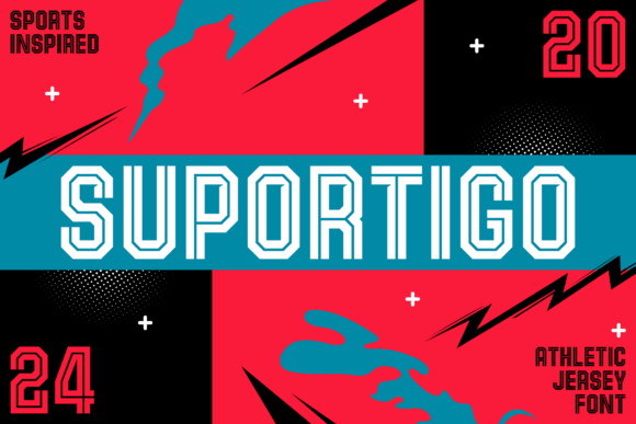 Suportigo Font: Athletic Display Typography for Web Design