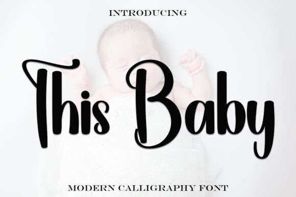 This Baby Font: Festive Charm for Handmade Products